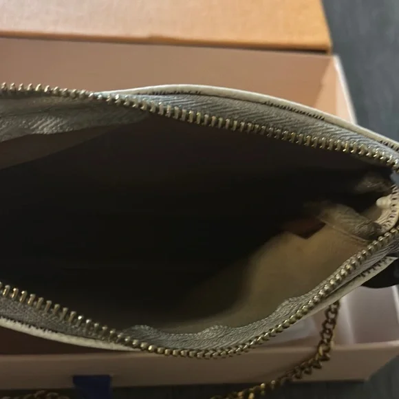 Louis Vuitton Cream and Blue Checkered Wristlet - Picture 10 of 14